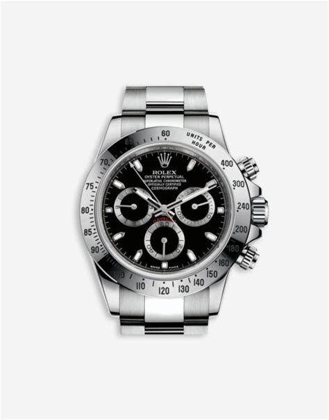 rolex daytona quadrante nero 116520 nuovo|rolex daytona nero.